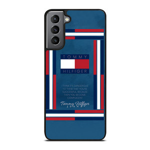 TOMMY HILFIGER LOGO QUOTE Samsung Galaxy S21 Plus Case Cover