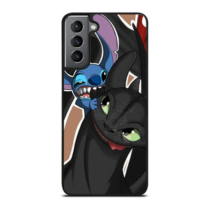 TOOTHLESS AND STITCH PLAY Samsung Galaxy S21 Plus Case Cover