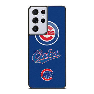 CHICAGO CUBS ICON BASEBALL TEAM LOGO Samsung Galaxy S21 Ultra Case Cover