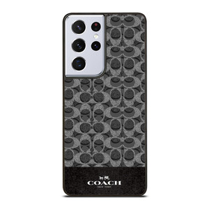 COACH NEW YORK LOGO DARK GREY Samsung Galaxy S21 Ultra Case Cover COACH NEW YORK LOGO DARK GREY Samsung Galaxy S21 Ultra Case Cover