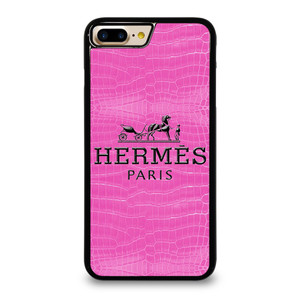 HERMES PARIS PINK LEATHER iPhone 7 / 8 Plus Case Cover HERMES PARIS PINK LEATHER iPhone 7 / 8 Plus Case Cover