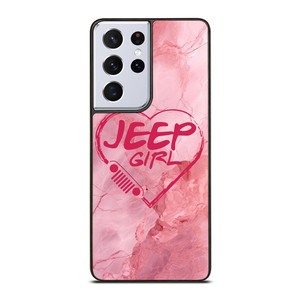 JEEP GIRL LOGO LOVE MARBLE Samsung Galaxy S21 Ultra Case Cover
