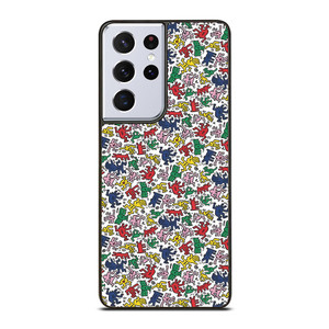 KEITH HARING ART COLORFUL FIGURES Samsung Galaxy S21 Ultra Case Cover