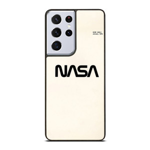 NASA LOGO WHITEI CON Samsung Galaxy S21 Ultra Case Cover NASA LOGO WHITEI CON Samsung Galaxy S21 Ultra Case Cover
