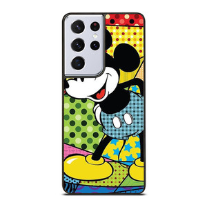 ROMERO BRITTO MICKEY MOUSE ART Samsung Galaxy S21 Ultra Case Cover