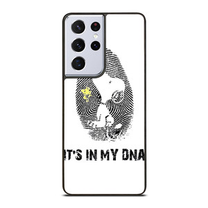 SNOOPY THE PEANUTS FINGER PRINT MY DNA Samsung Galaxy S21 Ultra Case Cover