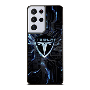 TESLA ELECTRIC CAR LOGO Samsung Galaxy S21 Ultra Case Cover