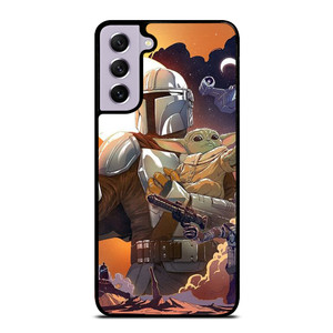 BABY YODA AND MANDALORIAN STAR WARS Samsung Galaxy S21 FE Case Cover