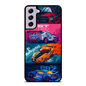 JAPAN RACING SPORTS CARS SUPRA GTR LANCER BRZ Samsung Galaxy S21 FE Case Cover