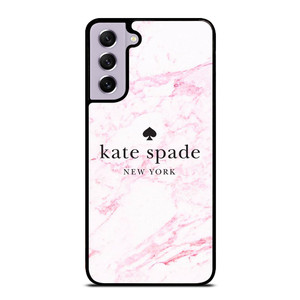 KATE SPADE NEW YORK LOGO PINK MARBLES Samsung Galaxy S21 FE Case Cover