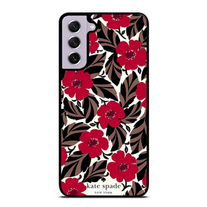 KATE SPADE NEW YORK LOGO RED ROSES Samsung Galaxy S21 FE Case Cover