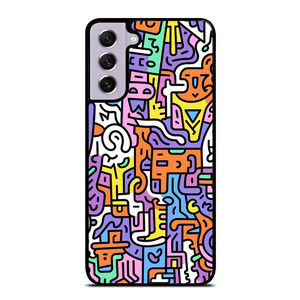 KEITH HARING ART COLORFUL STYLE Samsung Galaxy S21 FE Case Cover