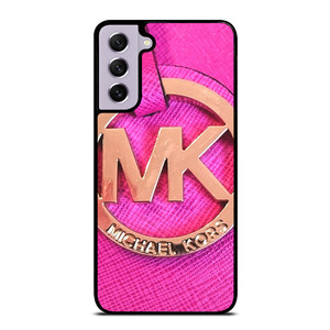 MICHAEL KORS MK LOGO PINK GOLD EMBLEM Samsung Galaxy S21 FE Case Cover