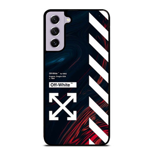 OFF WHITE LOGO MARBLE NIKE Samsung Galaxy S21 FE Case Cover