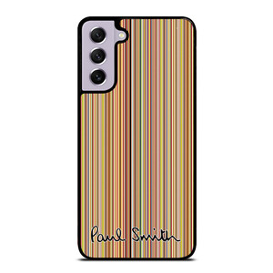 PAUL SMITH LOGO SIGNATURE PATTERN Samsung Galaxy S21 FE Case Cover