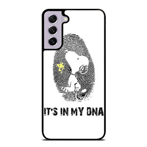 SNOOPY THE PEANUTS FINGER PRINT MY DNA Samsung Galaxy S21 FE Case Cover