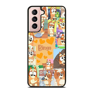 BLUEY BINGO CARTOON SERIES Samsung Galaxy S21 Case Cover