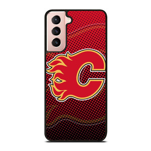 CALGARY FLAMES LOGO HOCKEY TEAM ICON Samsung Galaxy S21 Case Cover
