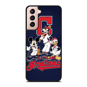 CLEVELAND INDIANS BASEBALL DISNEY MICKEY DONALD GOOFY Samsung Galaxy S21 Case Cover