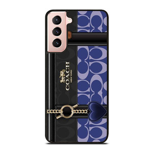 COACH NEW YORK LOGO BLUE BAG Samsung Galaxy S21 Case Cover