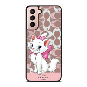 COACH NEW YORK LOGO MARIE ARISTOCAT DISNEY Samsung Galaxy S21 Case Cover