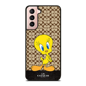 COACH NEW YORK LOGO TWEETY BIRD Samsung Galaxy S21 Case Cover