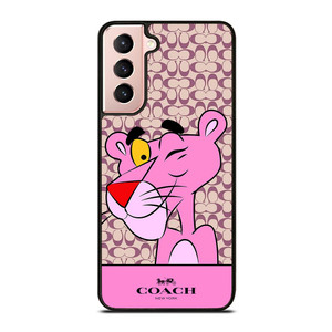COACH NEW YORK LOGO X PINK PANTHER Samsung Galaxy S21 Case Cover