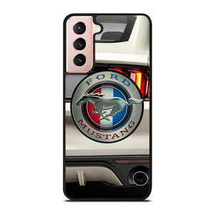 FORD MUSTANG CAR LOGO WHITE Samsung Galaxy S21 Case Cover