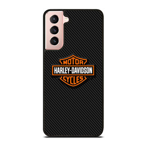 HARLEY DAVIDSON MOTORCYCLES LOGO CARBON Samsung Galaxy S21 Case Cover