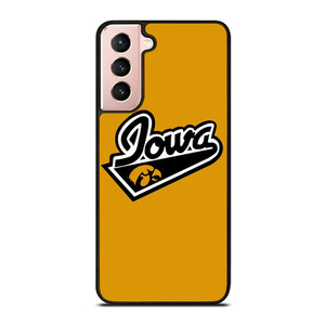 IOWA HAWKEYES UNIVERSITY BASKETBALL TEAM LOGO Samsung Galaxy S21 Case Cover