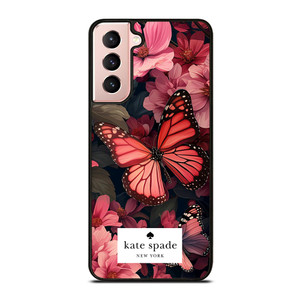KATE SPADE NEW YORK FLOWER BUTTTERFLY Samsung Galaxy S21 Case Cover KATE SPADE NEW YORK FLOWER BUTTTERFLY Samsung Galaxy S21 Case Cover