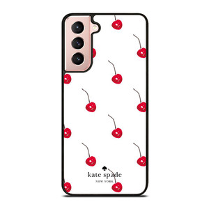 KATE SPADE NEW YORK LOGO CHERRIES Samsung Galaxy S21 Case Cover