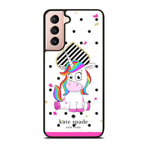 KATE SPADE NEW YORK LOGO CUTE UNICORN Samsung Galaxy S21 Case Cover
