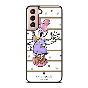 KATE SPADE NEW YORK LOGO DAISY DUCK DISNEY Samsung Galaxy S21 Case Cover