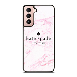 KATE SPADE NEW YORK LOGO PINK MARBLES Samsung Galaxy S21 Case Cover