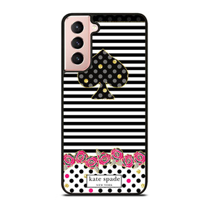 KATE SPADE NEW YORK LOGO STRIPES POLKADOTS Samsung Galaxy S21 Case Cover