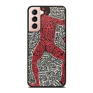 KEITH HARING ART INTO 84 Samsung Galaxy S21 Case Cover