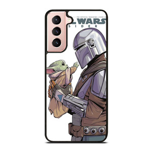 MANDALORIAN AND BABY YODA STAR WARS INSIDER Samsung Galaxy S21 Case Cover