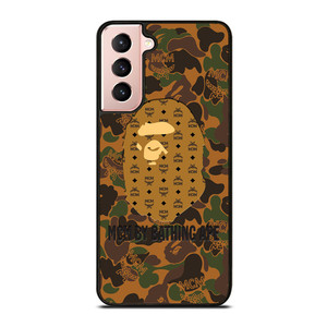 MCM MICHAEL CROMER MUNICH BATHING APE CAMO Samsung Galaxy S21 Case Cover