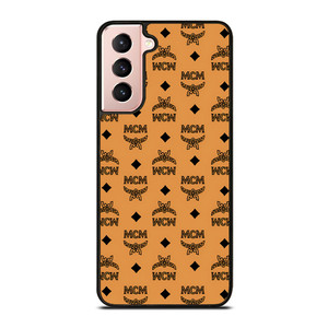 MCM MICHAEL CROMER MUNICH LOGO BROWN Samsung Galaxy S21 Case Cover