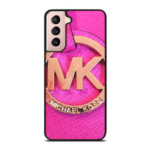 MICHAEL KORS MK LOGO PINK GOLD EMBLEM Samsung Galaxy S21 Case Cover