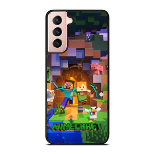 MINECRAFT GAMES WALLPAPER Samsung Galaxy S21 Case Cover