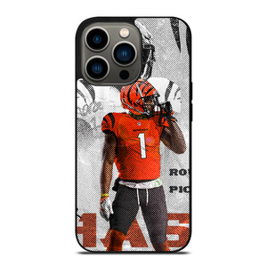 JAMARR CHASE CINCINNATI BENGALS NFL FOOTBALL iPhone 13 Pro Case Cover JAMARR CHASE CINCINNATI BENGALS NFL FOOTBALL iPhone 13 Pro Case Cover
