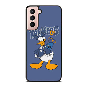 NEW YORK YANKEES BASEBALL DONALD DUCK Samsung Galaxy S21 Case Cover