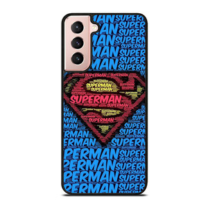 SUPERMAN TYPOGRAPHY LOGO Samsung Galaxy S21 Case Cover