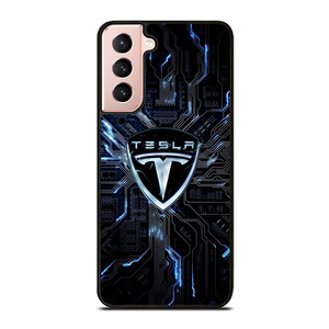 TESLA ELECTRIC CAR LOGO Samsung Galaxy S21 Case Cover