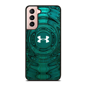 UNDER ARMOUR LOGO LIQUID GREEN Samsung Galaxy S21 Case Cover UNDER ARMOUR LOGO LIQUID GREEN Samsung Galaxy S21 Case Cover