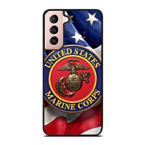 UNITED STATES US MARINE CORPS LOGO FLAG Samsung Galaxy S21 Case Cover