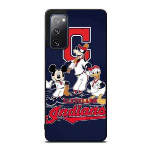 CLEVELAND INDIANS BASEBALL DISNEY MICKEY DONALD GOOFY Samsung Galaxy S20 FE Case Cover