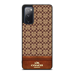 COACH NEW YORK LOGO BROWN LEATHER Samsung Galaxy S20 FE Case Cover COACH NEW YORK LOGO BROWN LEATHER Samsung Galaxy S20 FE Case Cover